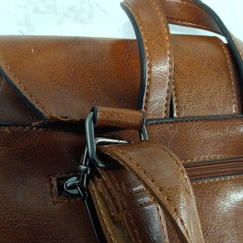 Brown Leather Men's Bag
